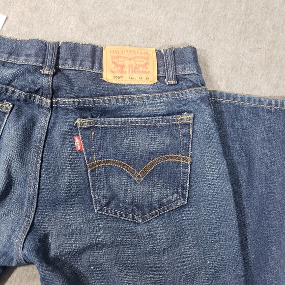 Men's Levis 505 Straight Leg Jeans Size 29 - Picture 7 of 16